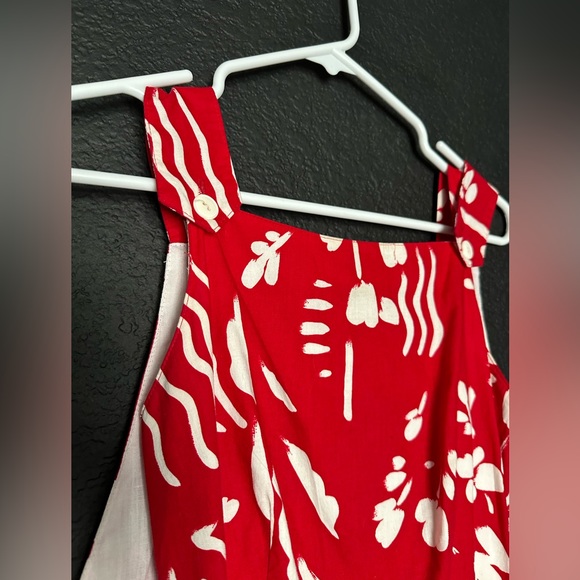 1960’s Lanz Patterned Dress; Vintage Fit and flare Floral MIDI Dress w pockets S - Picture 4 of 13